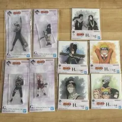 一番くじ NARUTO 波の国編 アクリルスタンド ミニ色紙 8種セット