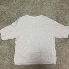 クルーネック 半袖 Tシャツ グレー
