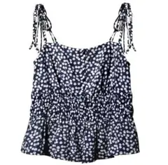 Cherry Pattern Strap Top navy Sのサムネイル