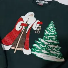 フルーツオブザルーム XLスウェット USA製 ヘビーウエイト サンタ 発泡