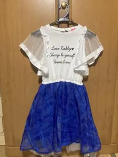 LOVE RABBY 半袖ワンピース 150のサムネイル
