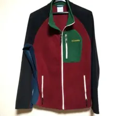 Columbia フルジップ　フリース　ジャケット　メンズ　M　マルチカラー