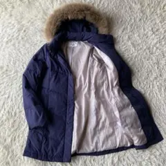 【美品】アーノルドパーマー　ダウンコート　ネイビー　Ｌサイズ
