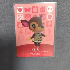 どうぶつの森　ドレミ amiiboカード 019