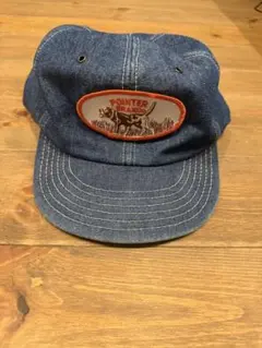 70s 80s USA製　Pointer Brand デニム ワークキャップのサムネイル