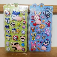 E-J468 おしりシール　たまごっちみみっち エンジェルブルー　ベリエちゃん