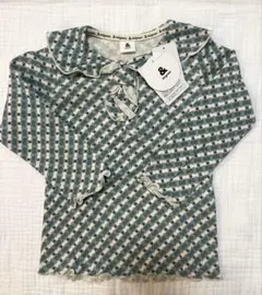 【新品未使用】&mignon セーラーカラー 長袖トップス 90㎝