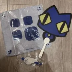 あいすとちょこ ぽてねこ ハンカチ うちわ ストラップ 七尾奈留 新品未開封