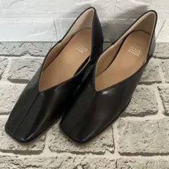 【新品未使用】 ❣️ROPE' PICNIC スクエアトゥパンプス✨レザー 23