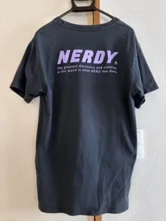 NERDY バックプリントTシャツ ブラック　Lサイズのサムネイル