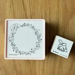 サンリオ スタンプ 浸透印 マイメロディ マイメロ ハンコ 2点セット