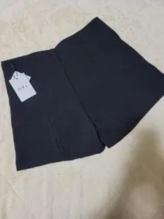 GRL ブラック ハイウエストショートパンツ gm759