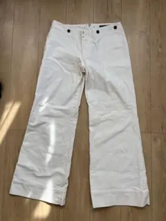 ラルフローレン 綿100 ホワイトパンツ