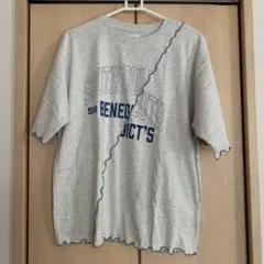 Heart Market 切替メロー カレッジTシャツ グレーのサムネイル