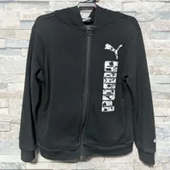 PUMA フルジップパーカー ブラック