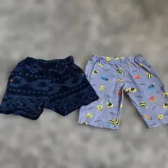 F.OKIDS 西松屋魚柄　水族館　コットン　ショート　ハーフパンツ セット
