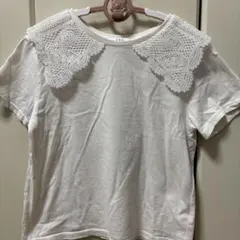 a.v.v 襟付きTシャツ　ホワイト130のサムネイル