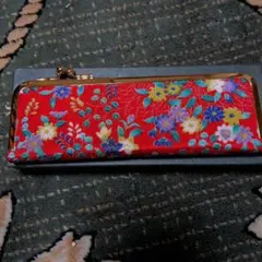 和柄 がま口 ロングケース ペンケースのサムネイル