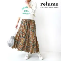 【未使用級】ジャーナルスタンダードレリューム 花柄 マーメイド スカート