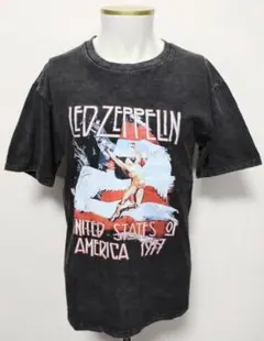 【XLサイズ】レッド・ツェッペリン　Tシャツ　ジミー・ペイジ　チャコール　ロック