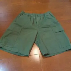 GU カーゴショートパンツ オリーブグリーン