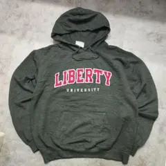 チャンピオン LIBERTY UNIVERSITY カレッジ刺繍ロゴ パーカー