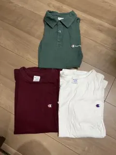Champion ポロシャツとTシャツ　半袖３点セット
