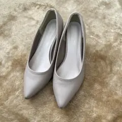 オペークドットクリップ パンプス　M ベージュ