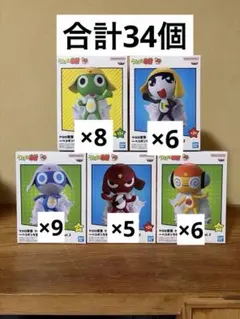 24体セット ケロロ軍曹 ソフビ フィギュア - メルカリ