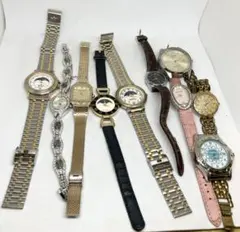 腕時計10本まとめ売り　ムーンフェイズ 金　ダイヤモンド CITIZEN 等のサムネイル