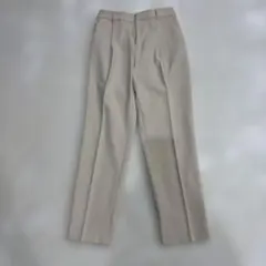 INDIVI ベージュ ストレートパンツ ウエストゴム