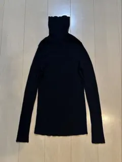 ユニクロ　タートルネック　ウール　ニット　 黒