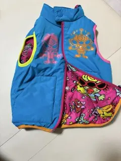 美品✨ヒスミニ　ダウンベスト　リバーシブル　100