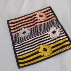 SONIA RYKIEL ストライプ 花柄 タオルハンカチ　ソニアリキエルのサムネイル
