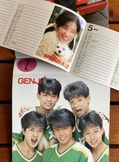 昭和アイドル　カレンダー　ポスター　1988年当時モノ