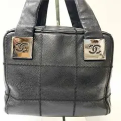 sigeta19様専用シャネル　キャビアスキン　チョコバー　ハンド　ミニボストン