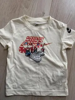 NIKE キッズ Tシャツ スニーカーグラフィックアイボリークリーム色　90