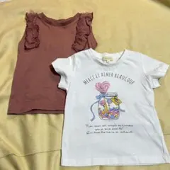 100Samansa Mos2 Lagom Hushush Tシャツ 2枚セットのサムネイル