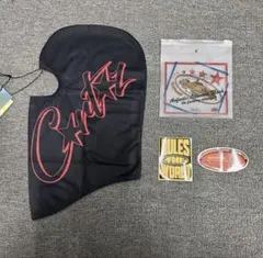 Corteiz balaclava-black×red