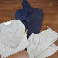 ネイビー・グレー スウェットセット