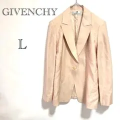 【GIVENCHY】 テーラードジャケット L ウール シルク混 上品 入学式