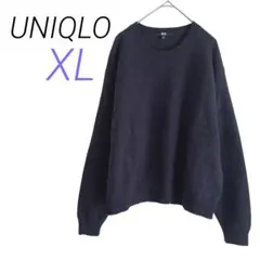 UNIQLO【XL】ウール100%クルーネック 長袖セーター