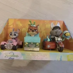 ひ*な様 ズートピア2 プルバックカー セット