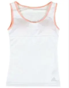 adidas ホワイト タンクトップ 160 カップ付