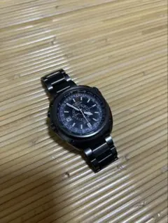 CITIZEN ブラック アナログ腕時計