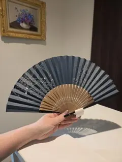 【新品未使用】扇子 風神雷神 箱付き