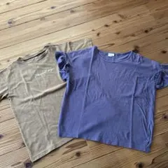 グローバルワーク 韓国子供服 半袖Tシャツ2枚セット