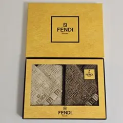 FENDI ズッカ フェイス、ハンドタオル 2枚セット - メルカリ