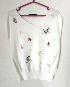 サマーニット　フレンチスリーブ