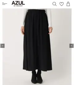 AZUL by moussy LEOPARD NARROW SKIRT